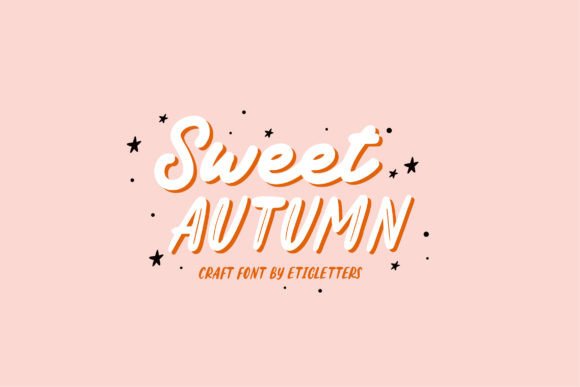 Sweet Autumn Duo Font Poster 1