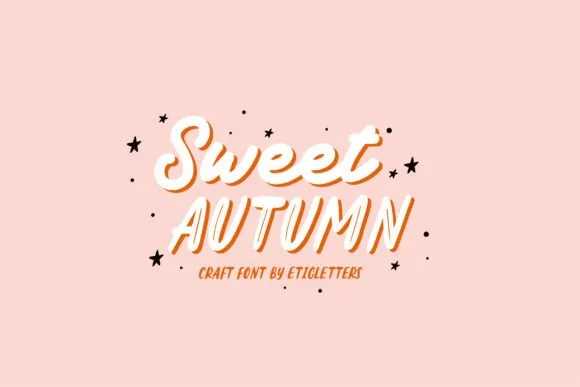 Sweet Autumn Duo Font Sweet Autumn Duo Font Poster 1