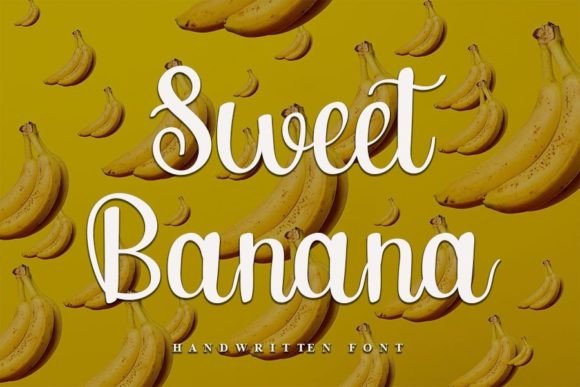 Sweet Banana Font Poster 1