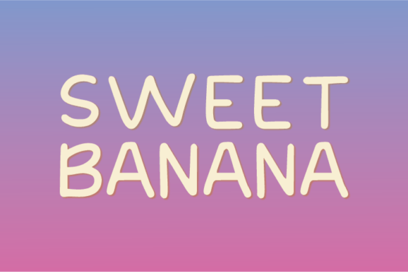 Sweet Banana Font