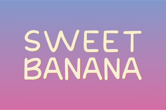 Sweet Banana Font Poster 1