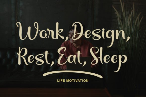 Sweet Barbrown Font Poster 3