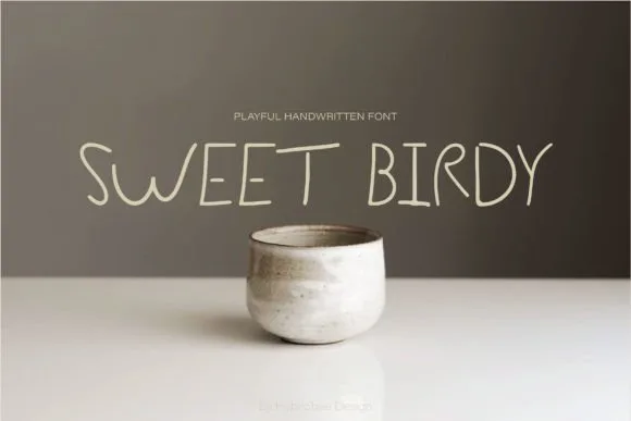 Sweet Birdy Font Sweet Birdy Font Poster 1