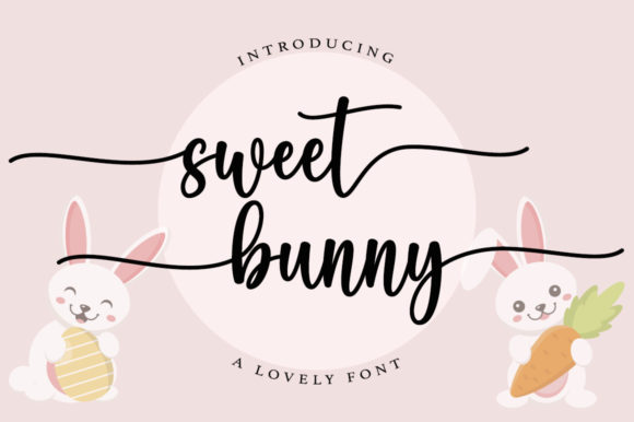 Sweet Bunny Font Poster 1