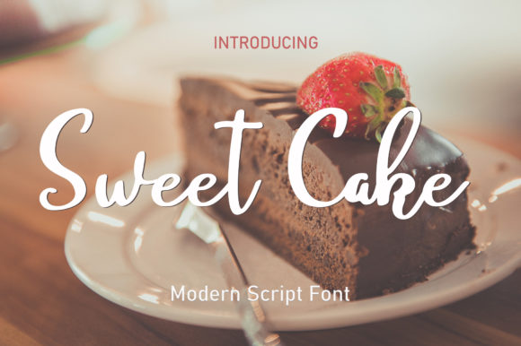 Sweet Cake Font Poster 1