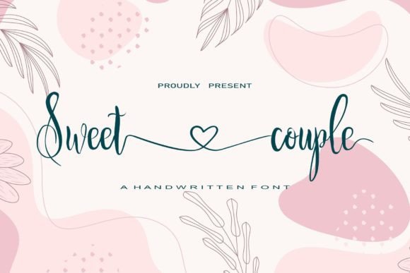 Sweet Couple Font Poster 1
