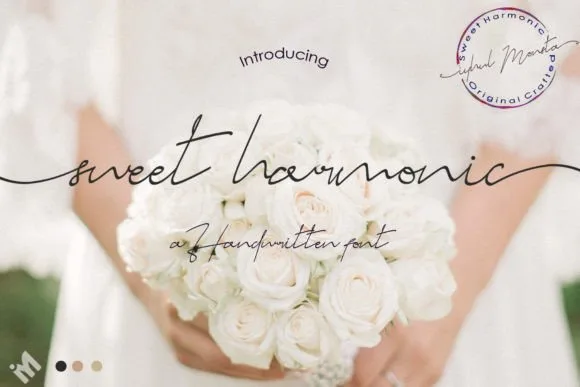Sweet Harmonic Font Sweet Harmonic Font Poster 1