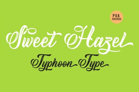 Sweet Hazel Font Poster 1