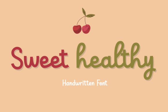 Sweet Healthy Font Poster 1