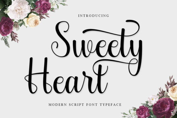 Sweet Heart Font Poster 1