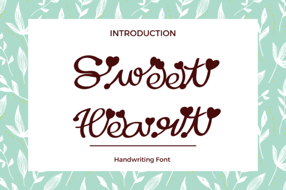 Sweet Heart Style Font Poster 1