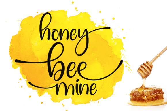 Sweet Honey Font Poster 2