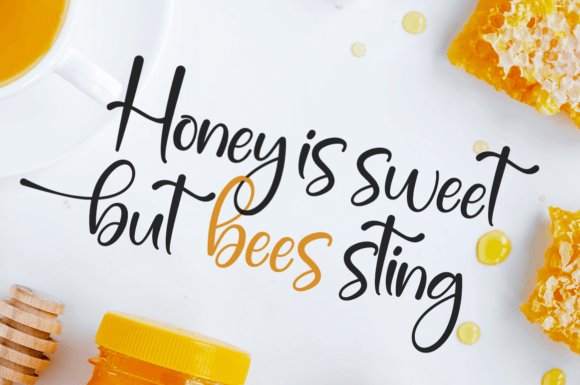 Sweet Honey Font Poster 3