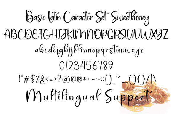 Sweet Honey Font Poster 4