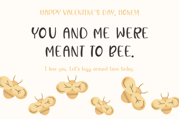 Sweet Honey Font Poster 6