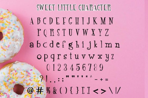 Sweet Little Font Poster 5