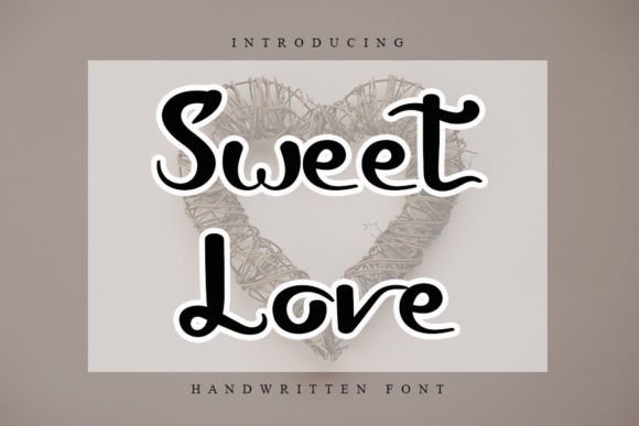 Sweet Love Font Poster 1