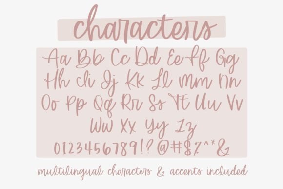 Sweet Magnolia Font Poster 7