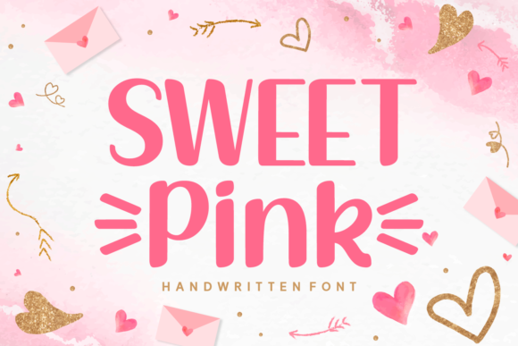 Sweet Pink Font Poster 1