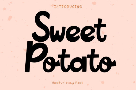 Sweet Potato Font Poster 1