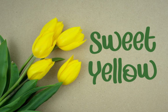 Sweet Rainbow Font Poster 3