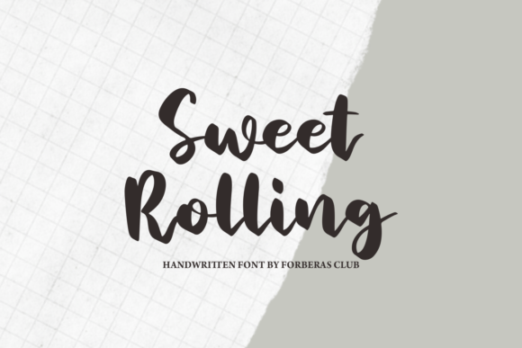 Sweet Rolling Font