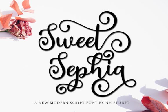 Sweet Sephia Font Poster 1