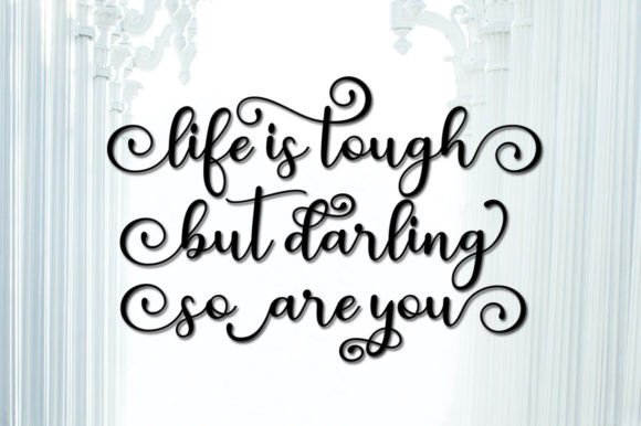 Sweet Sephia Font Poster 5