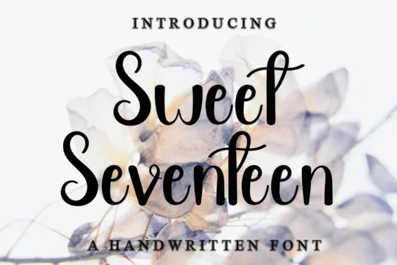 Sweet Seventeen Font Sweet Seventeen Font Poster 1