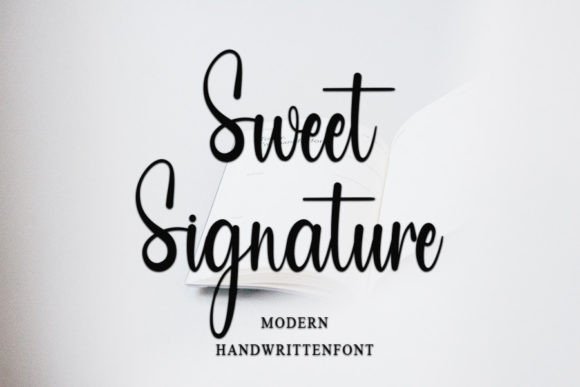 Sweet Signature Font
