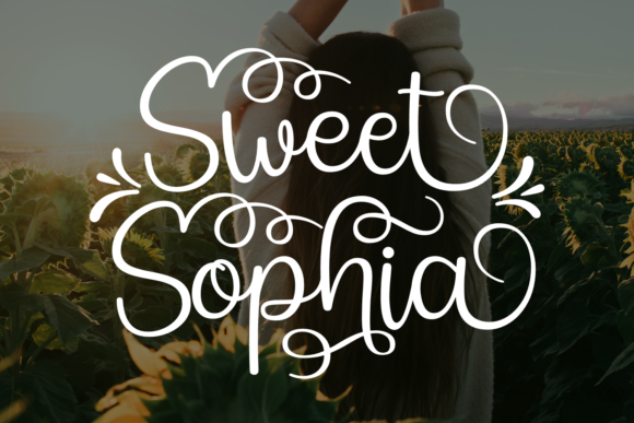 Sweet Sophia Font Poster 1