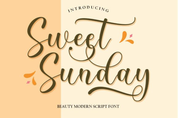 Sweet Sunday Font Poster 1