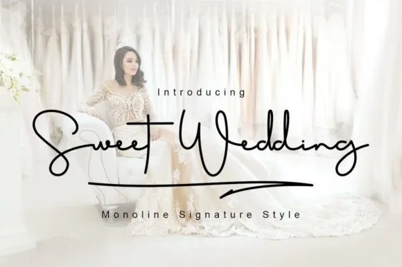 Sweet Wedding Font Poster 1