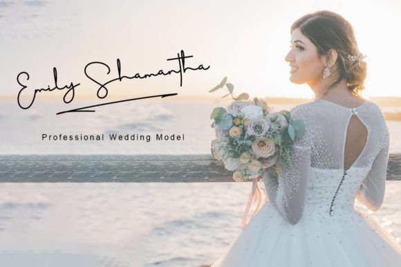 Sweet Wedding Font Poster 4