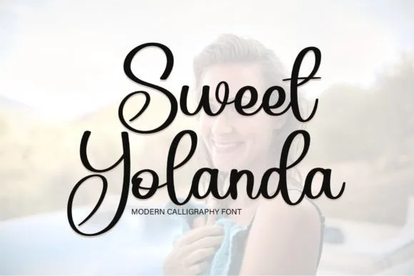 Sweet Yolanda Font Poster 1