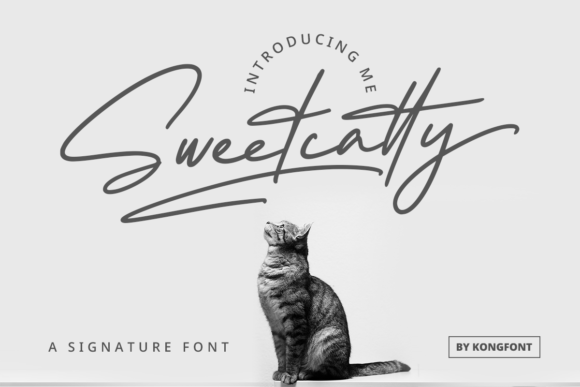 Sweetcatty Font Poster 1