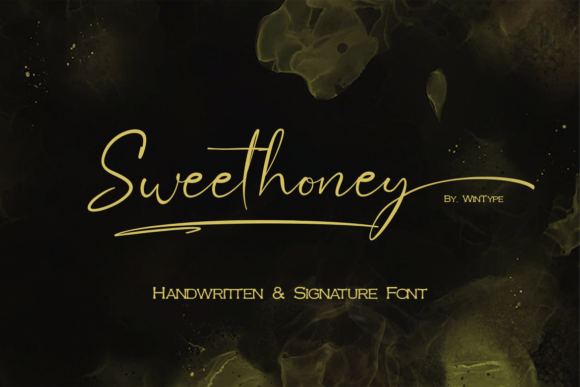 Sweethoney Font Poster 1