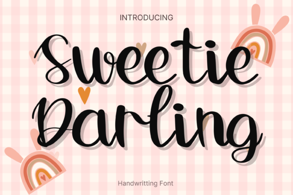 Sweetie Darling Font Poster 1