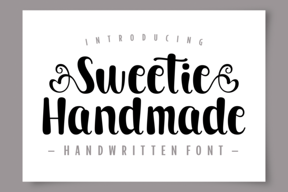 Sweetie Handmade Font Poster 1