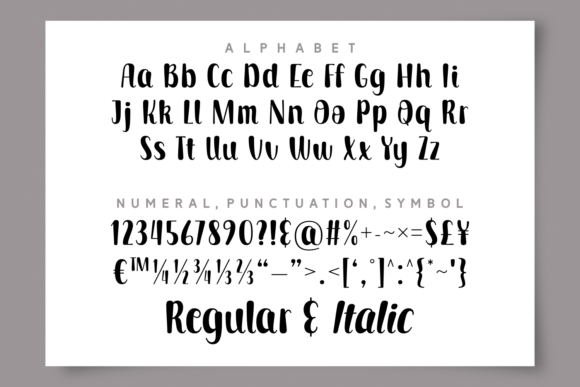 Sweetie Handmade Font Poster 5