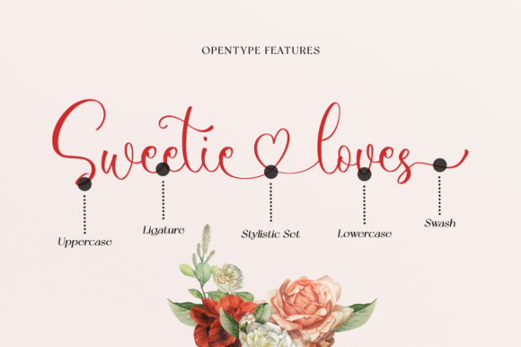 Sweetie Lovers Font Poster 8