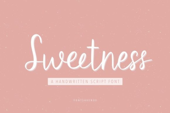 Sweetness Font Poster 1