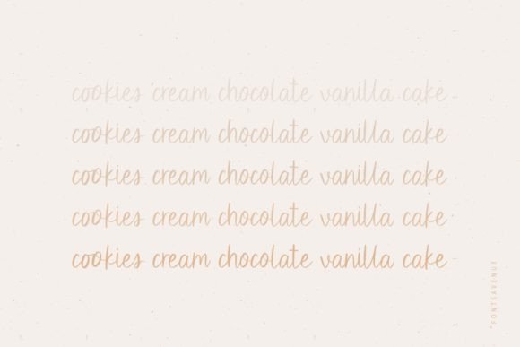 Sweetness Font Poster 4