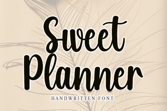 Sweets Planner Font