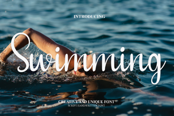 Swimming Font