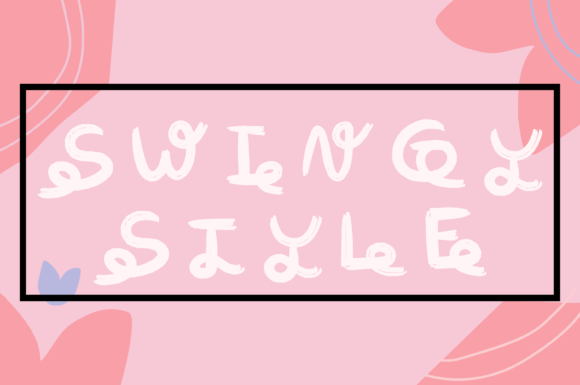 Swingy Style Font Swingy Style Font Poster 1