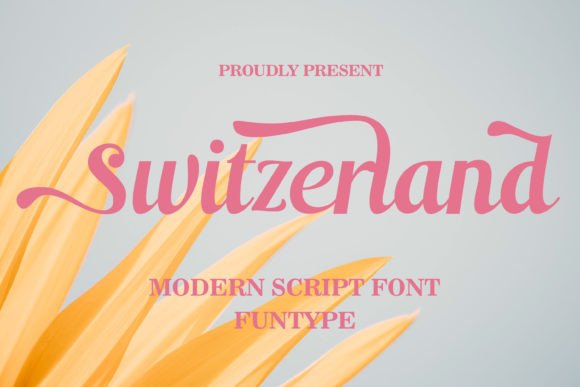 Switzerland Font Poster 1