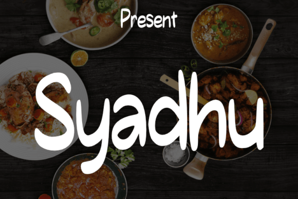 Syadhu Font Poster 1