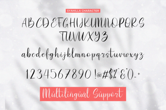 Syahilla Font Poster 7