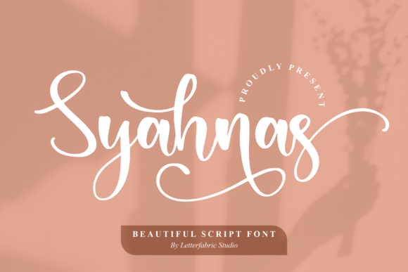 Syahnas Font Poster 1